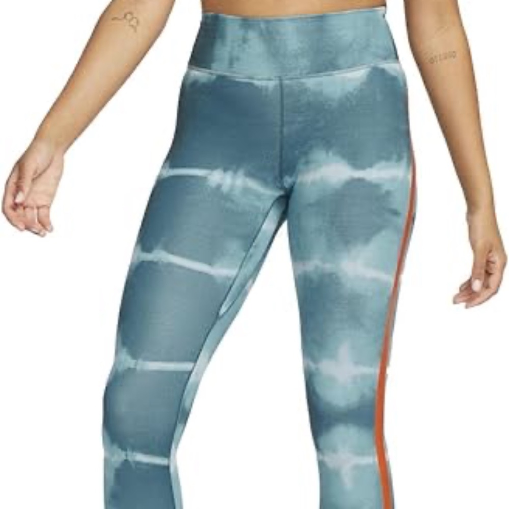 Nike Tie Dye Mid Rise 7/8 One Luxe Leggings
